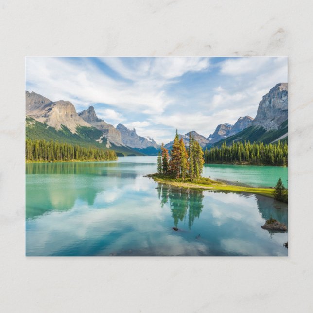 Postal Agua | Lago Maligne, Parque Nacional Jasper, Canad (Anverso)