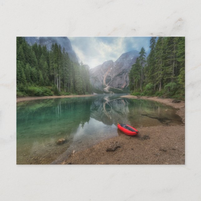 Postal Agua | Lago Tirol del Sur, Italia (Anverso)