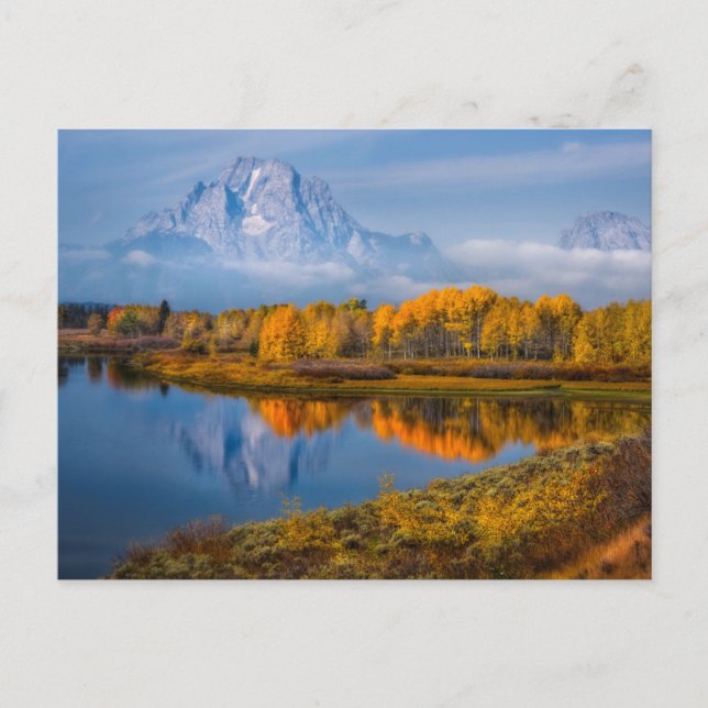 Postal Agua | Oxbow Bend Jackson Wyoming (Anverso)