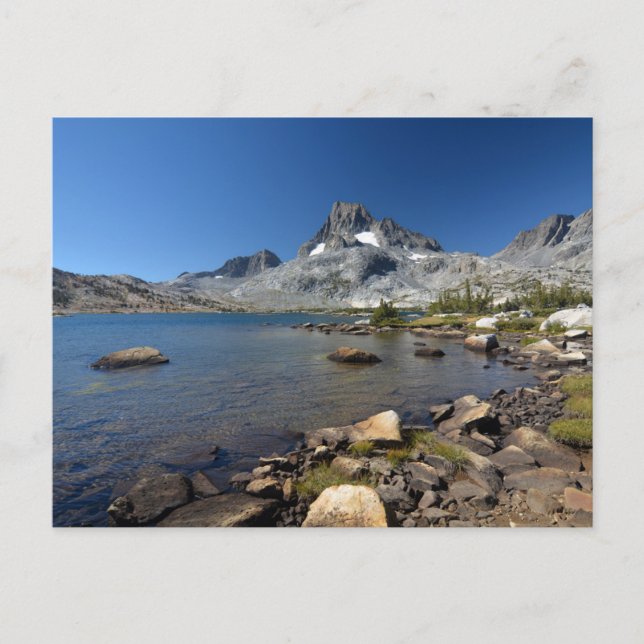 Postal Agua | Pico de Banner Lago Isla Mil (Anverso)
