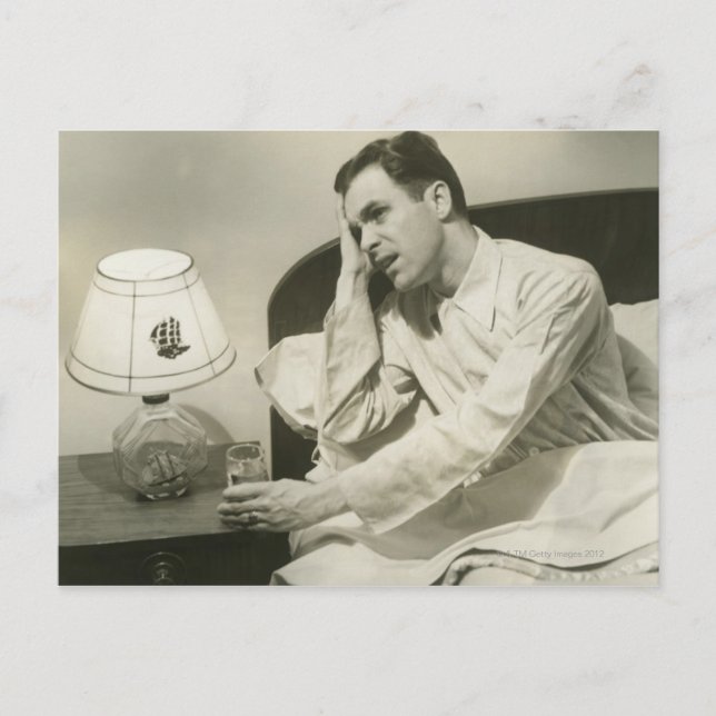 Postal Agua potable para hombre (Anverso)