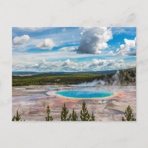 Postal Agua termal del Parque Nacional Yellowstone
