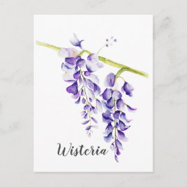Postal Agua Wisteria Botánica