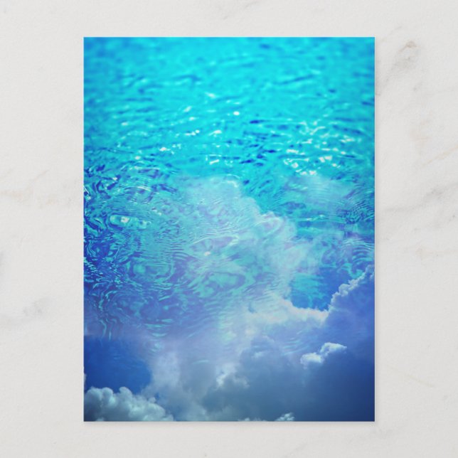 Postal Agua y Nubes (Anverso)