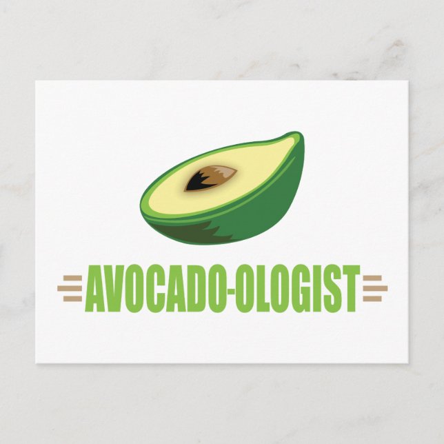 Postal Aguacate Divertido (Anverso)