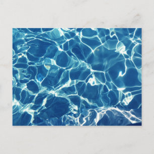 Postal Aguas azules resplandecientes