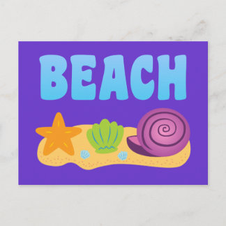 Postal Aguas de playa