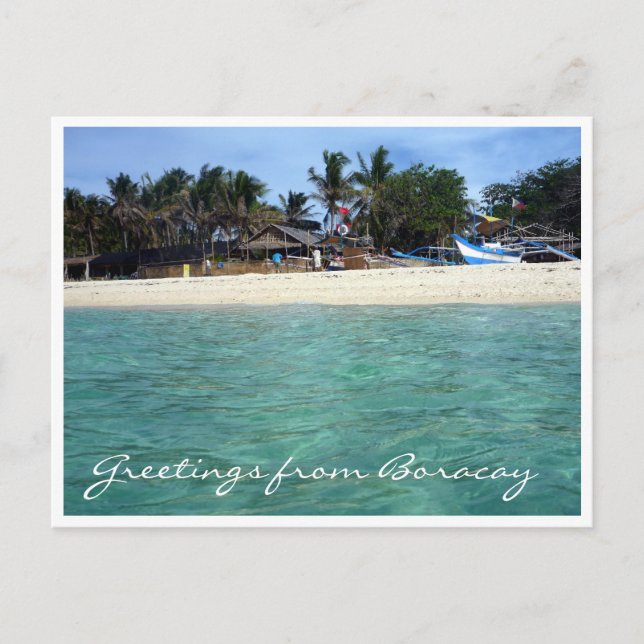 Postal aguas de playa de puka (Anverso)