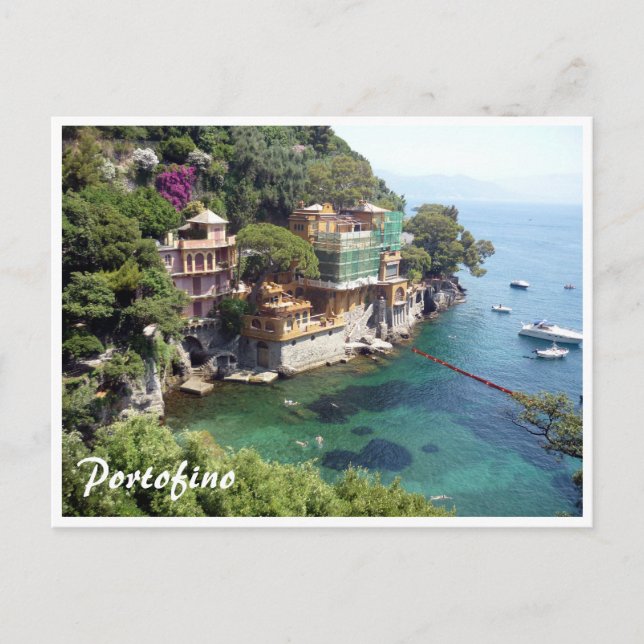 Postal aguas de portofino (Anverso)