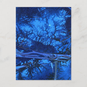 Postal "Aguas profundas #3" Abstract Design Postcard
