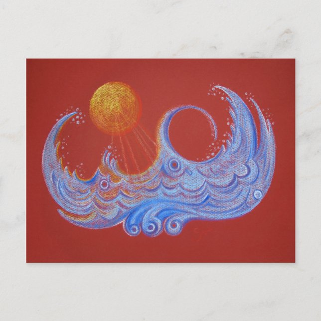 Postal Aguas soleadas - Postcard (Anverso)