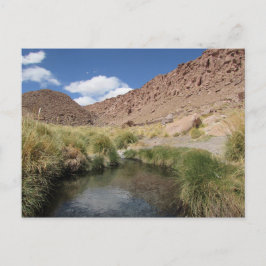 Postal Aguas termales de Puritama, desierto de Atacama, C