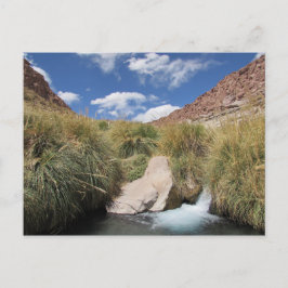 Postal Aguas termales de Puritama, desierto de Atacama, C