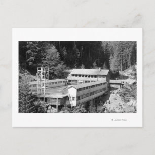 Postal Aguas termales olímpicas, WA Lodge View Photograph