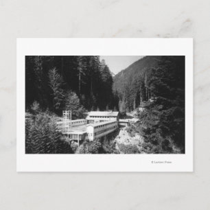 Postal Aguas termales olímpicas, WA Lodge View Photograph