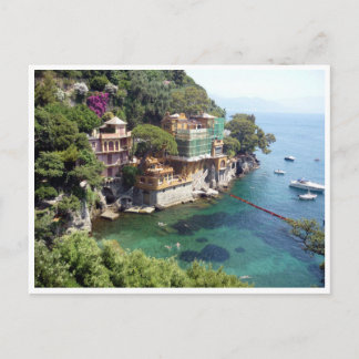 Postal aguas transparentes de portofino