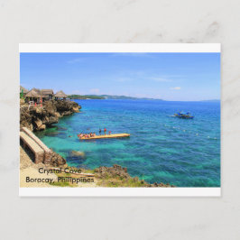 Postal Aguas transparentes en la isla de Boracay