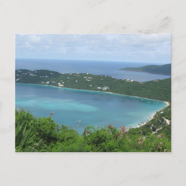 Postal Aguas turguesas (Anverso)