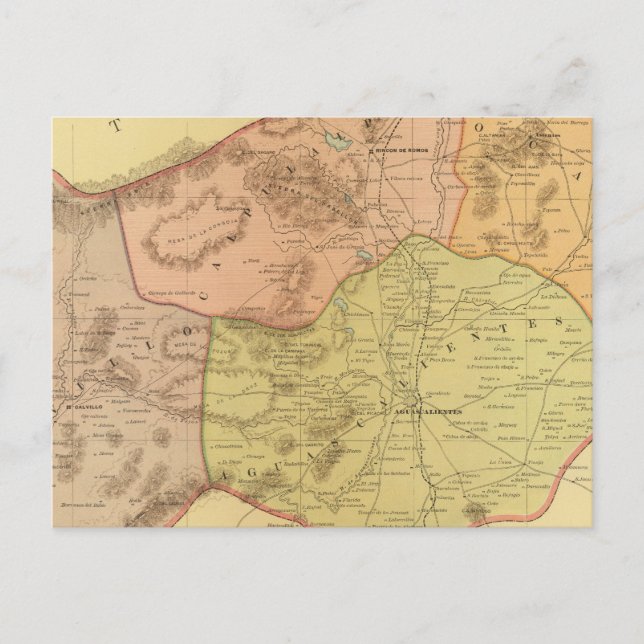 Postal Aguascalientes (Anverso)