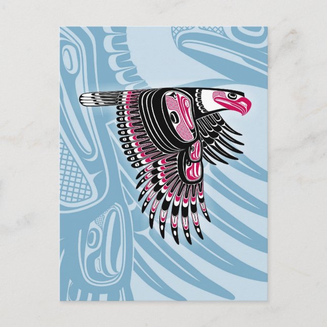 Postal águila (Anverso)