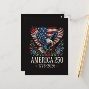 Postal Águila Americana del 250 Aniversario