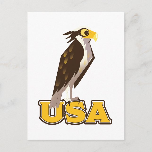 Postal Águila audaz de EE. UU. (Anverso)