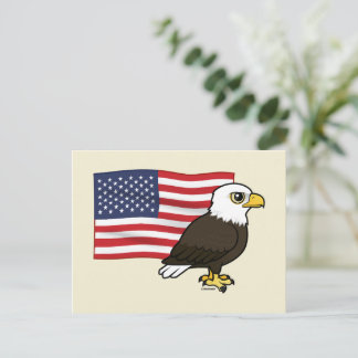 Postal Águila Baldosa Patriótica