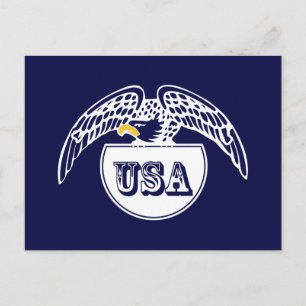 Postal Águila Blanca Americana