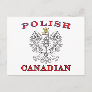 Postal Águila blanca canadiense polaca
