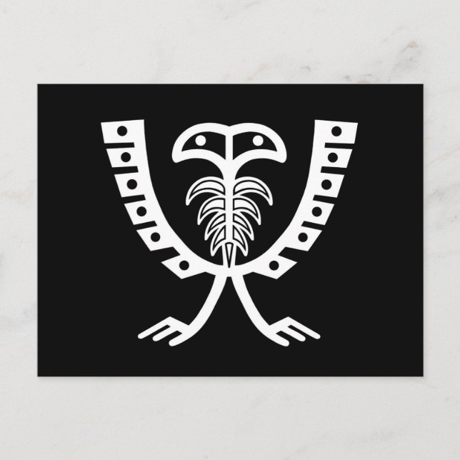 Postal Águila Blanca De Dos Cabezas (Anverso)