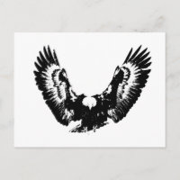 Águila blanca y negra