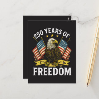 Postal Águila Calva 250 Años de Libertad 1776 2026