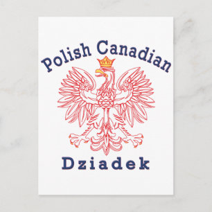 Postal Águila canadiense polaca Dziadek
