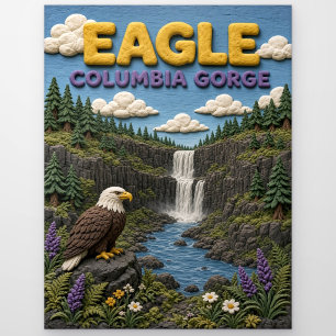 Postal Águila Columbia Gorge Modern KlayKoo