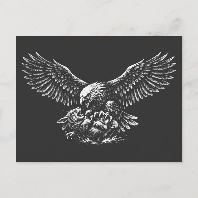 Postal Águila de Cenizas by BurnsInHell (Anverso)
