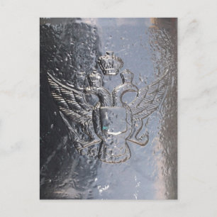 Postal Águila de dos cabezas en cañón