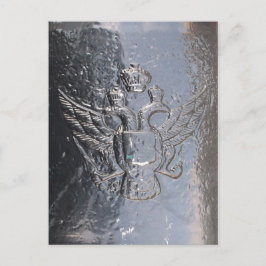 Postal Águila de dos cabezas en cañón