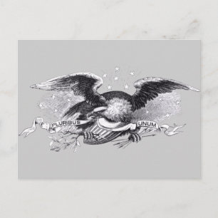 Postal Águila de guerra revolucionaria