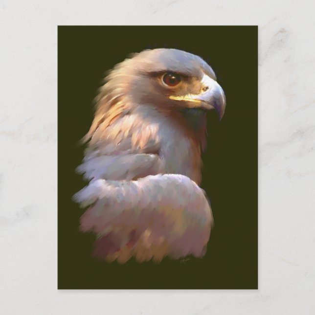 Postal Águila dorada (Anverso)