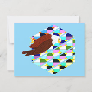 Postal Águila moderna de mediados del siglo XX