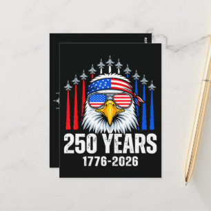 Postal Águila Patriótica de EE. UU. 250 Aniversario 250º