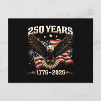 Postal Águila Patriótica de los Estados Unidos 250 Aniver