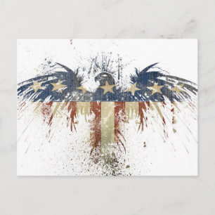 Postal Águila patriótica, Estados Unidos/Estados Unidos,