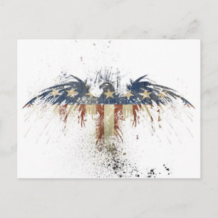 Postal Águila patriótica, Estados Unidos/Estados Unidos, 