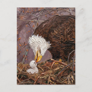 Postal Águila Pintada Agradeciendo por tu Servicio