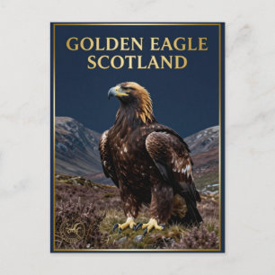 Postal 🦅 Águila Real Escocia Ave Alta