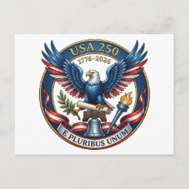 Postal Águila USA 250