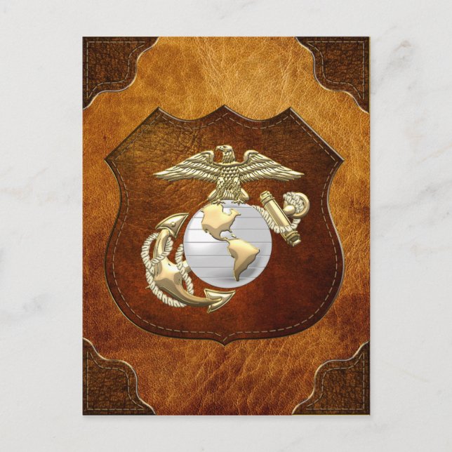 Postal Águila USMC, Globe & Anchor (EGA) [3D] (Anverso)