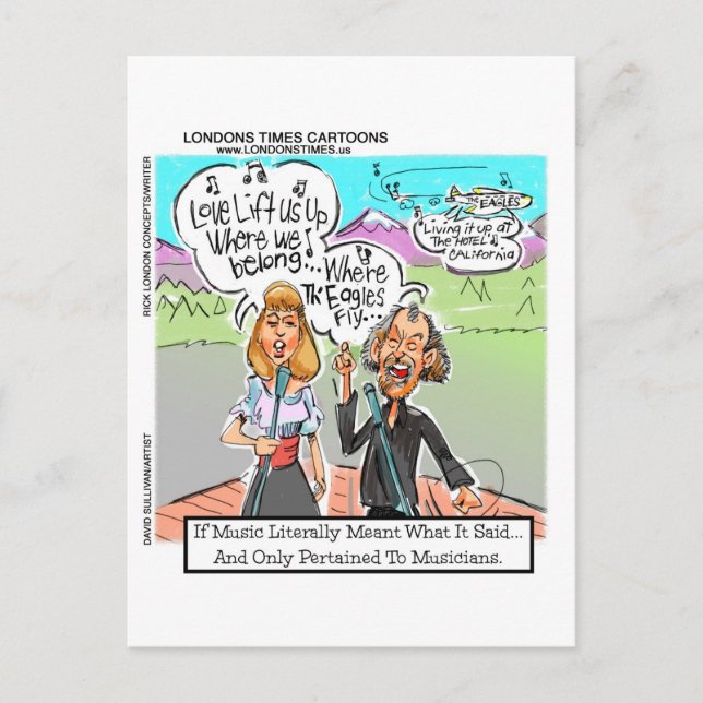 Postal ¿Aguilas vuela? Graciosos Mugs Tees Cards Gifts &  (Anverso)