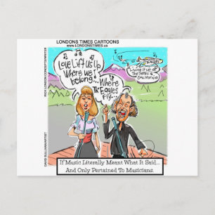 Postal ¿Aguilas vuela? Graciosos Mugs Tees Cards Gifts & 